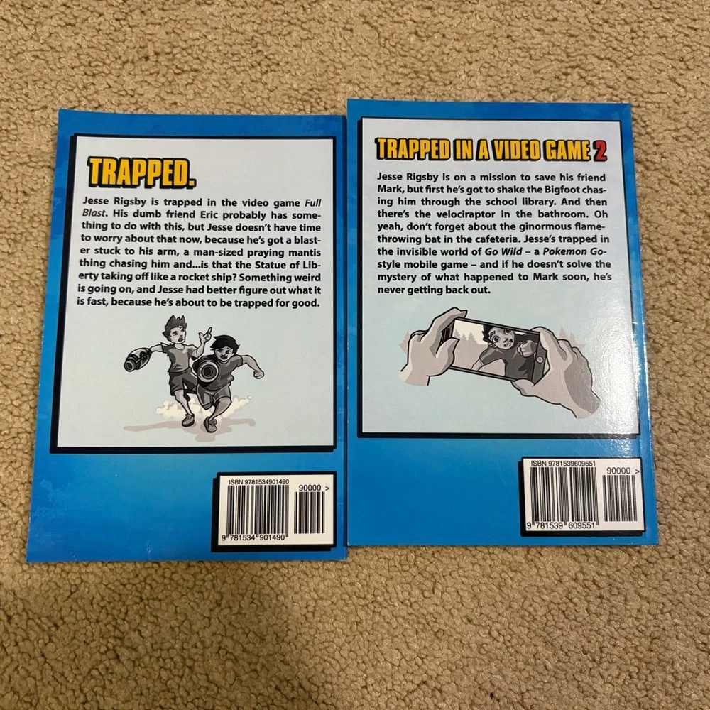 Trapped in a Video Game Book Set by